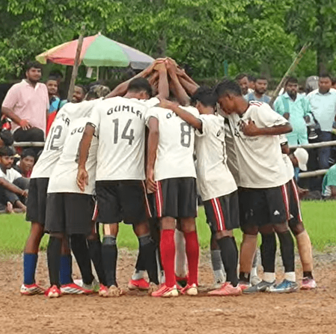 Marang Gomke F.C **(Gumla)**  ने Penalty Shootout में B.P.S.S Dubliya को 5-4 से हराया