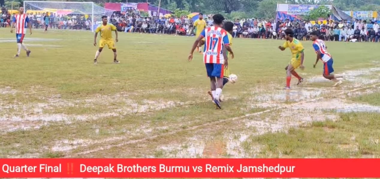 Deepak Brothers ने Remix Jamshedpur को 1-0 से हराया, बनी Semi-Finalist ⚽🔥